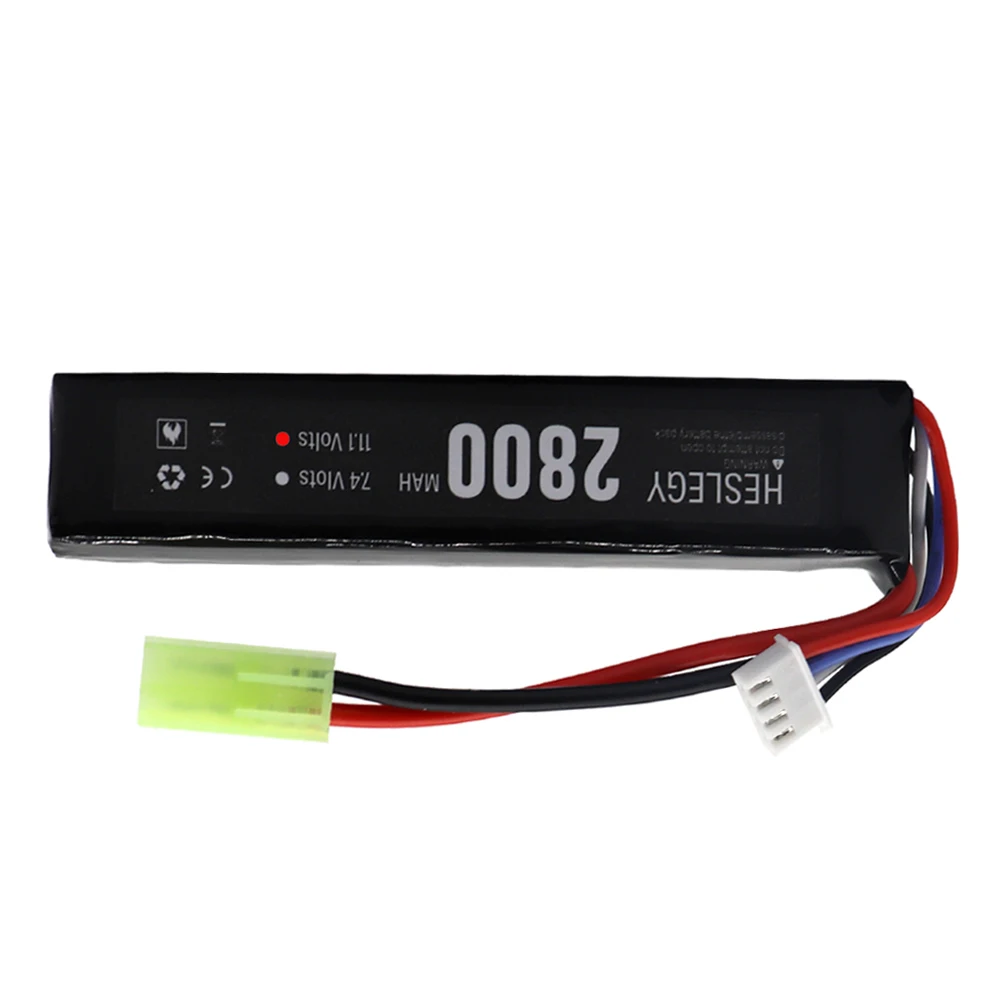 Upgrade 11.1V 2800mah 452096 bateria Lipo do pistoletu na wodę Airsoft akcesoria do zabawek 11.1V 3S 2000mAh 30C pistolet na baterie Airsoft części