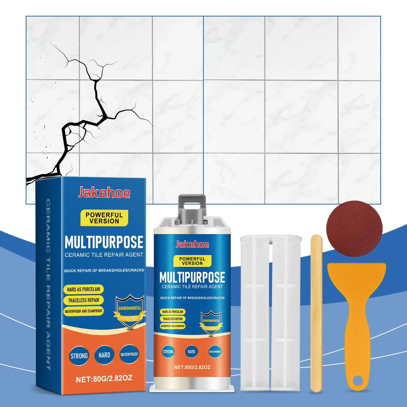Tile Grout Sealer Waterproof Anti-Mold Adhesive for Sink and Marble Repair