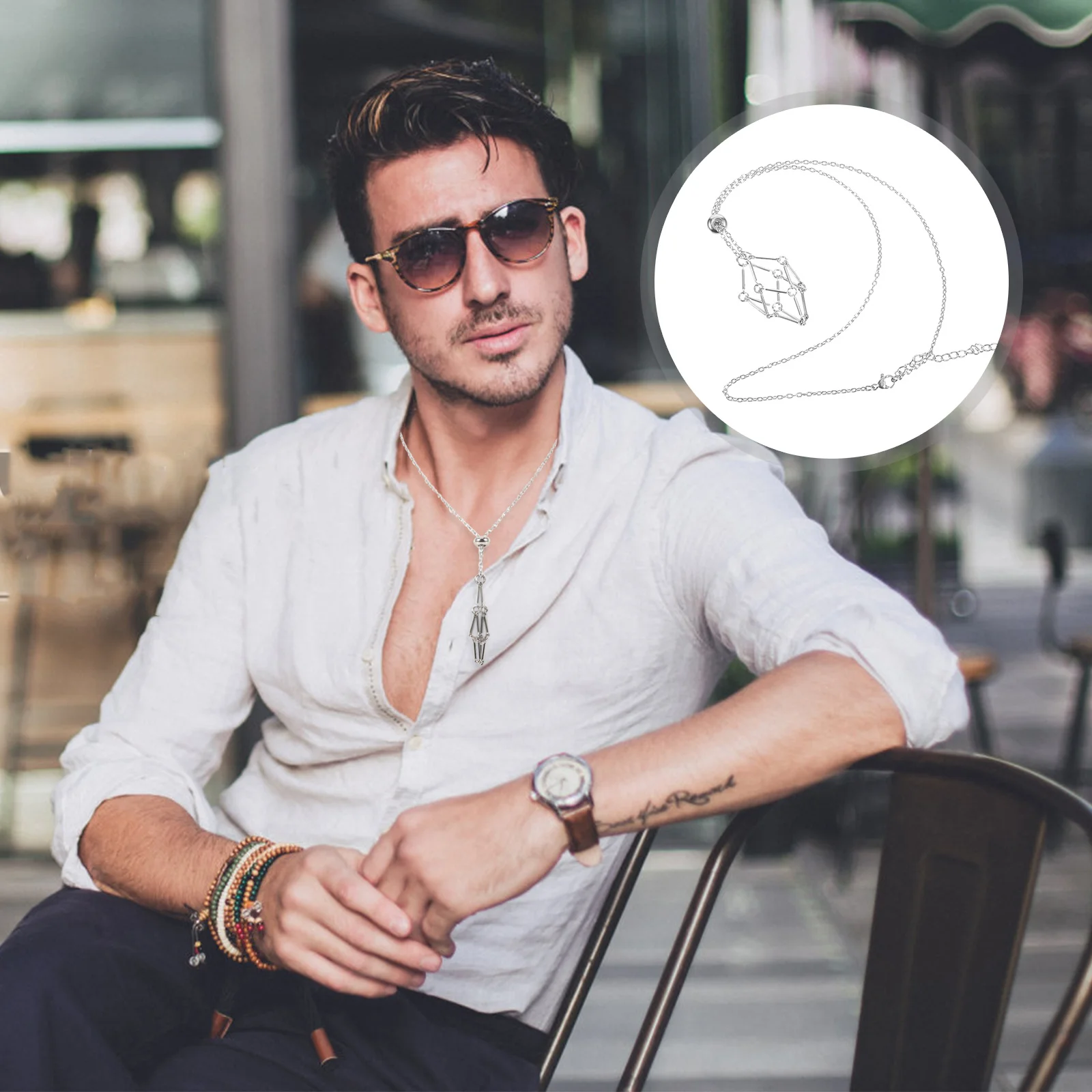 

Crystal Necklace Adjustable Cage Rope For Diy Jewelry Necklace Empty Stone Holder Making Empty Stone Pendant Craft Accessory