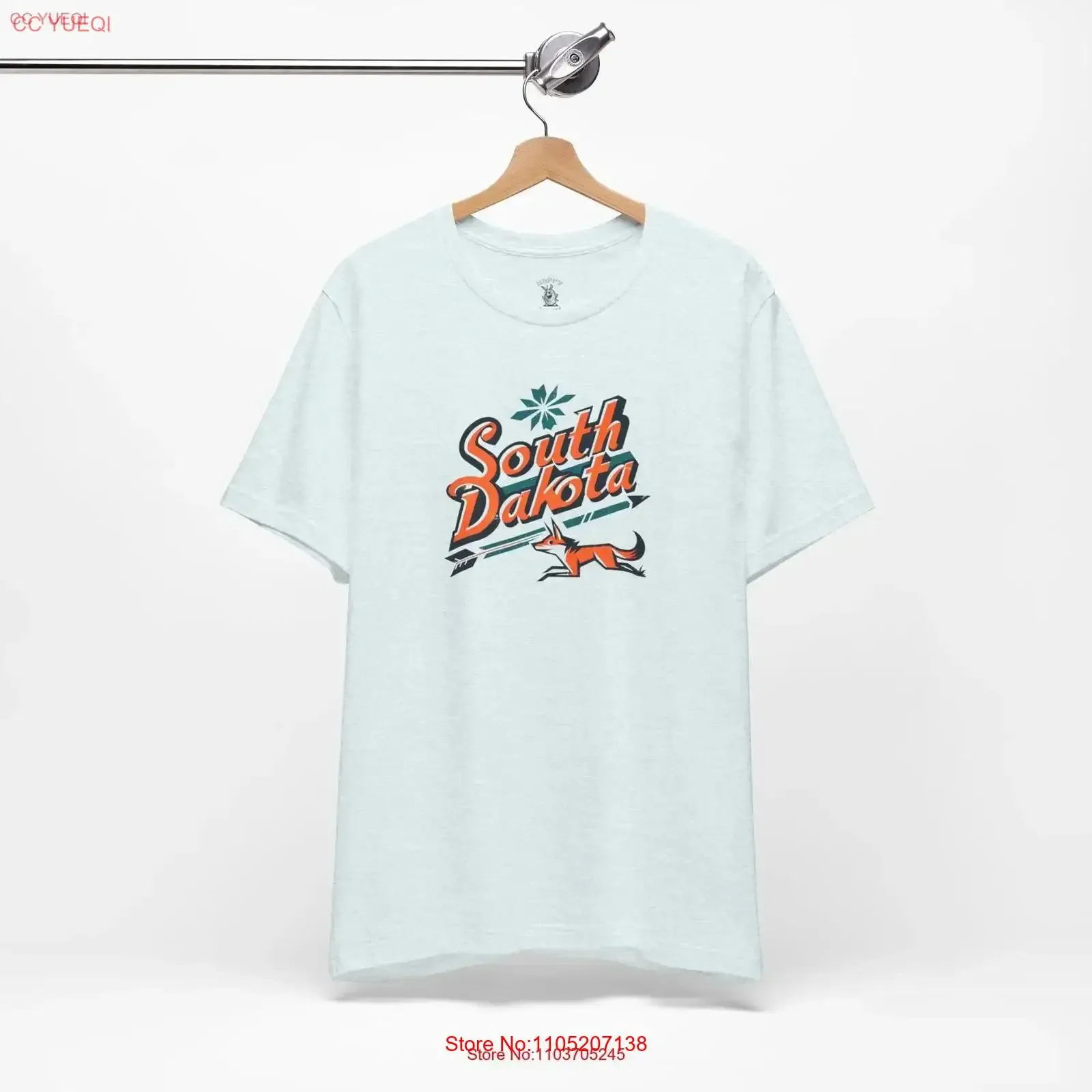 خمر داكوتا الجنوبية تي شيرت لمحبي شعبية ريترو ذئب الصيف ربيع الخريف أنيق خمر غسلها عادية تنفس #1