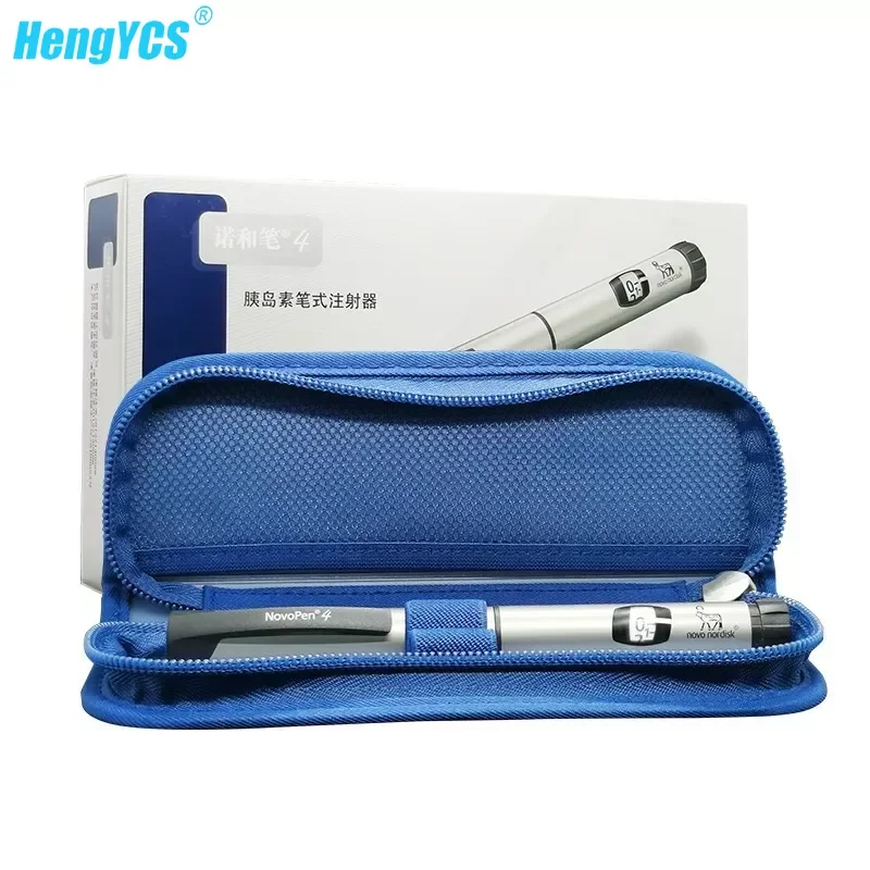 Novopen4 Portable Insulin Injection Pen Diabetes Puncture Pen Novolin and Sharp Pen Syringe Precision Fine Tuning Syringe