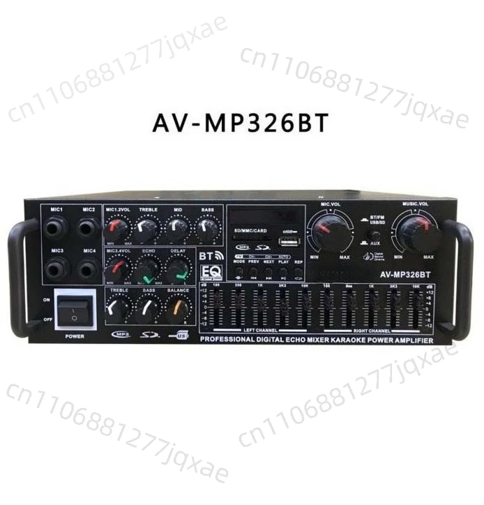 

AV-MP326BT Bluetooth playback U disk playback with display screen remote control equalization professional power amplifier