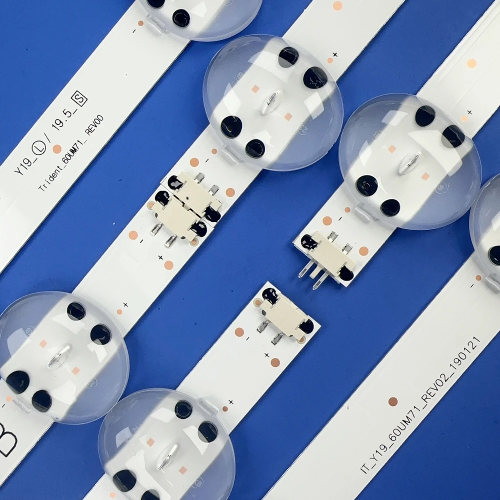 5pcs/set LED strip For 60UM6950DUB 60UM7100DUA 60UM7100PLB 60UM7270PSA 60UM6950 60UM7100 60UM6900 TVIT_Y19_60UM71 60UN7300PUA