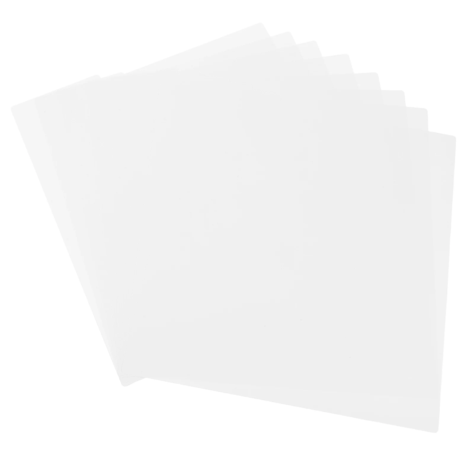 

8Pcs Vinyl Record Divider Sturdy PVC Organizer Tabs Writable Surface for Shelf Sorting Book Dividers Record Classification Card