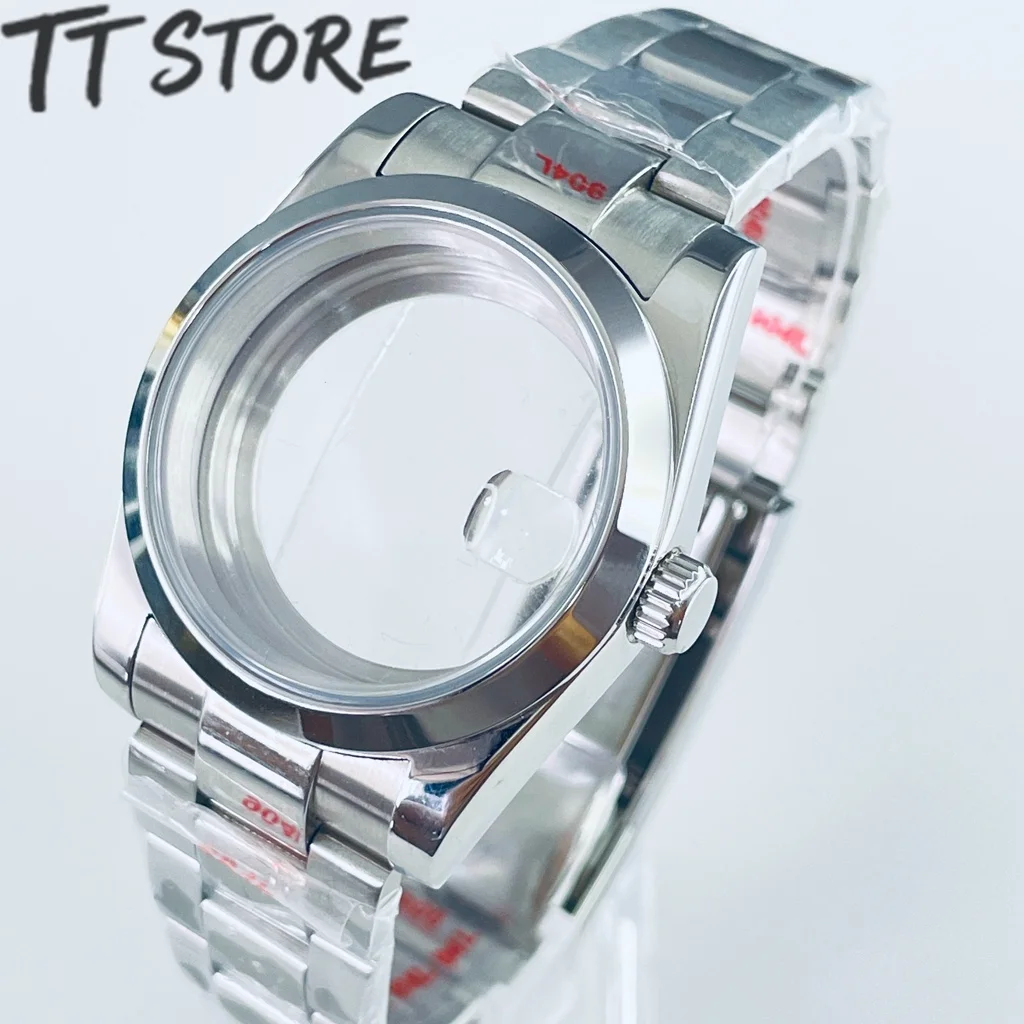 

36 мм 40 мм серебро NH34 NH35 NH36 NH38 NH39 NH70 NH72 ETA2824 PT5000 Корпус для часов Топ водонепроницаемый сапфировый Crysta