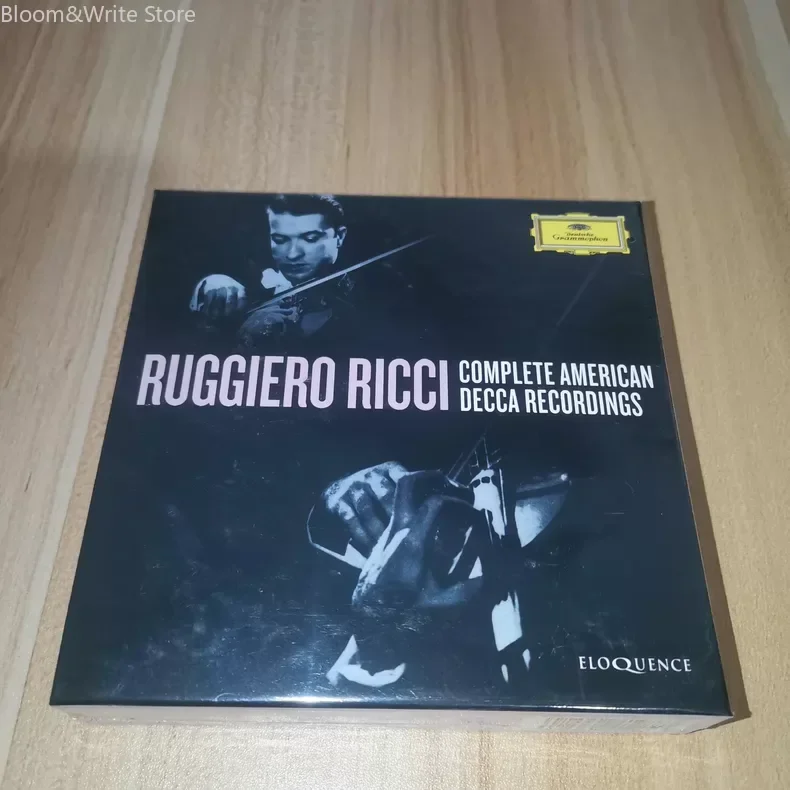 le-registrazioni-complete-del-violinista-ruggiero-ricci-set-di-9-cd-adatto-agli-appassionati-di-violino-per-collezionare-ascoltare-musica