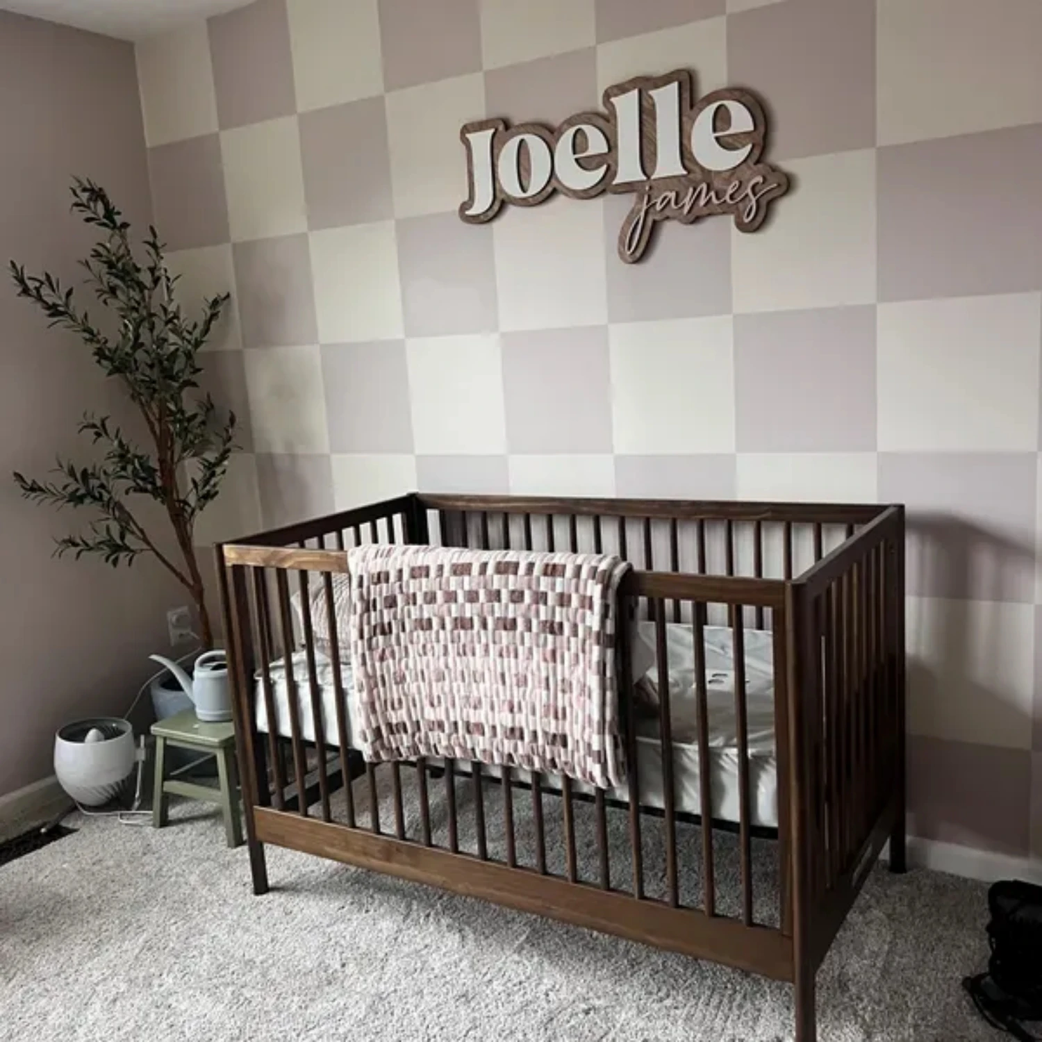 Benutzerdefiniertes 3D-Namensschild, personalisiertes Boho-Namensschild für Kinderzimmer, lasergeschnittenes Namensschild aus Holz, individuelles Namensschild für Babyparty-Geschenk, Umriss-Namensschild