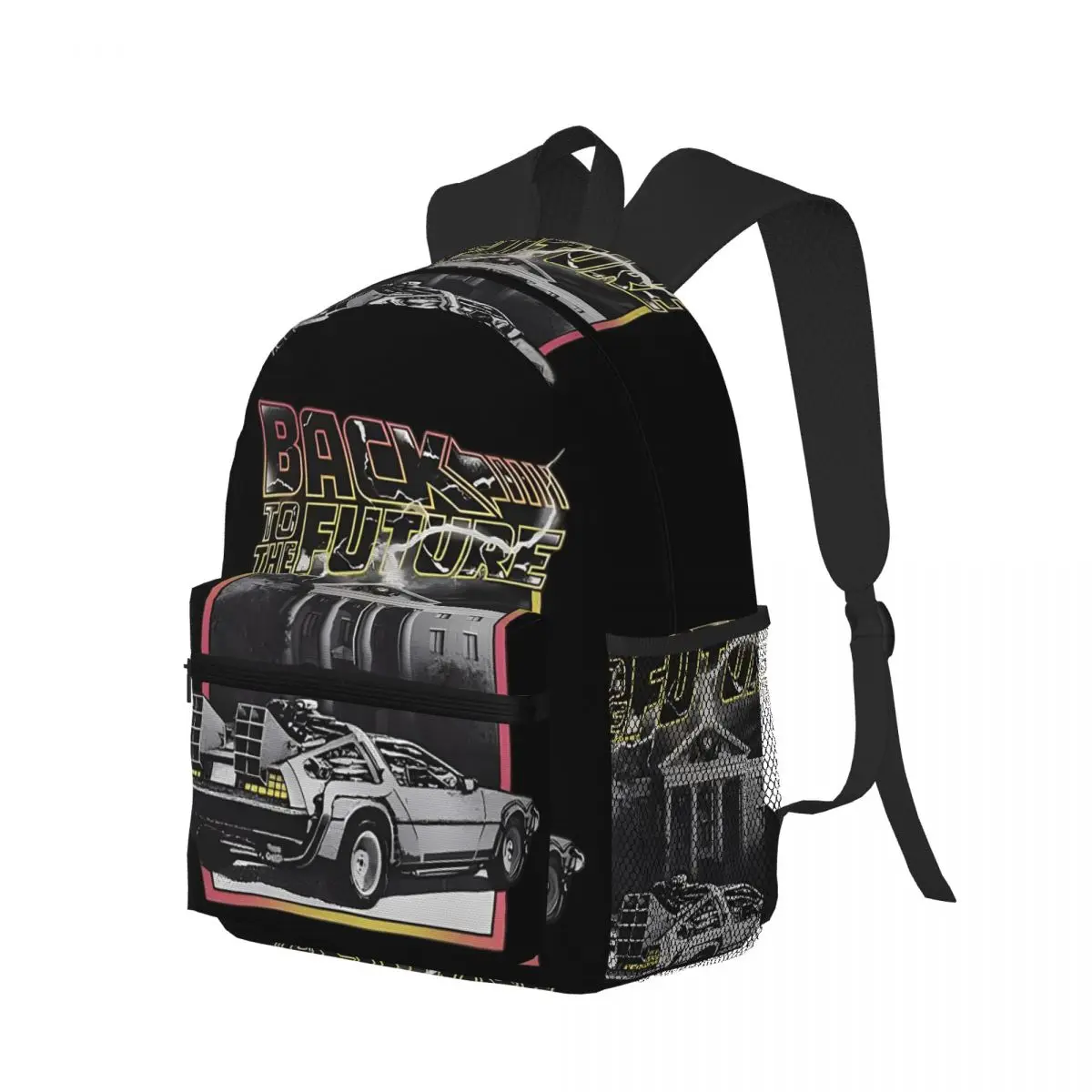 Back To The Future  Student Backpack School Bag Hiking Travel Daypack for Men Women Bookbag Shoulder Bags