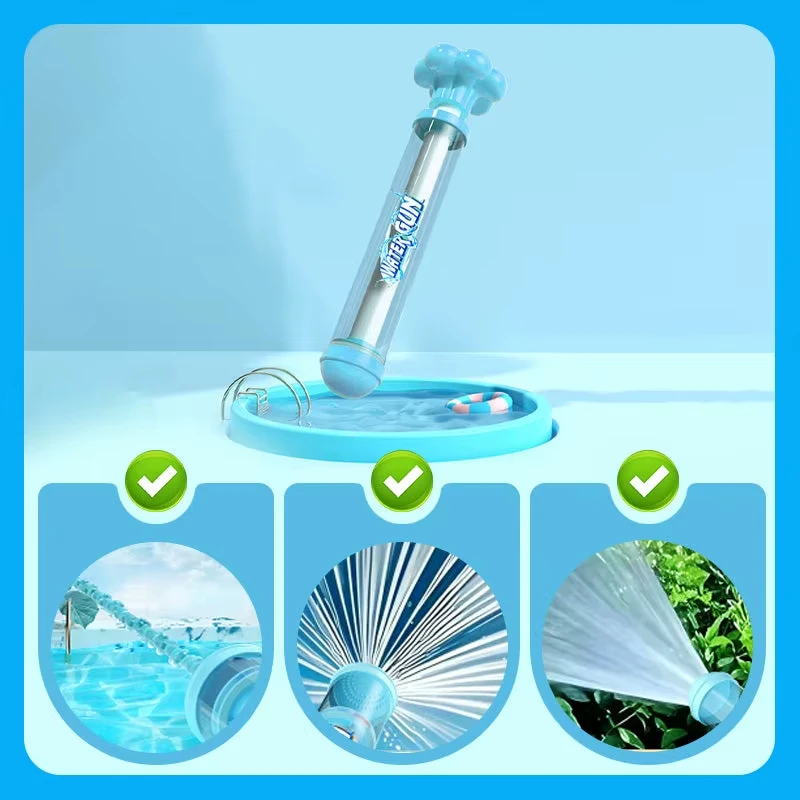 2 قطعة مدفع المياه الألعاب النارية صيف جديد انتهازي نوع متعة الألعاب النارية المياه النفاثة رذاذ لعبة للأطفال حفلة الترفيه بركة مهرجان الدعامة #4