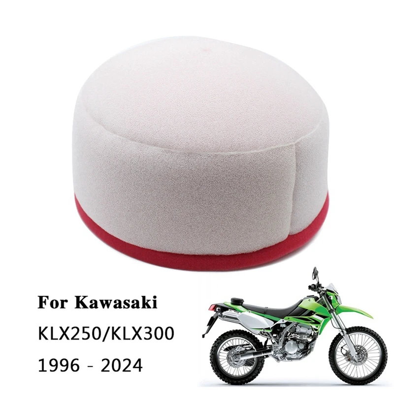 Motorcycle Oil Filtration Air Filter Cotton For Kawasaki KLX 250 KLX 300 1996-2024 Motorcycle Accessories