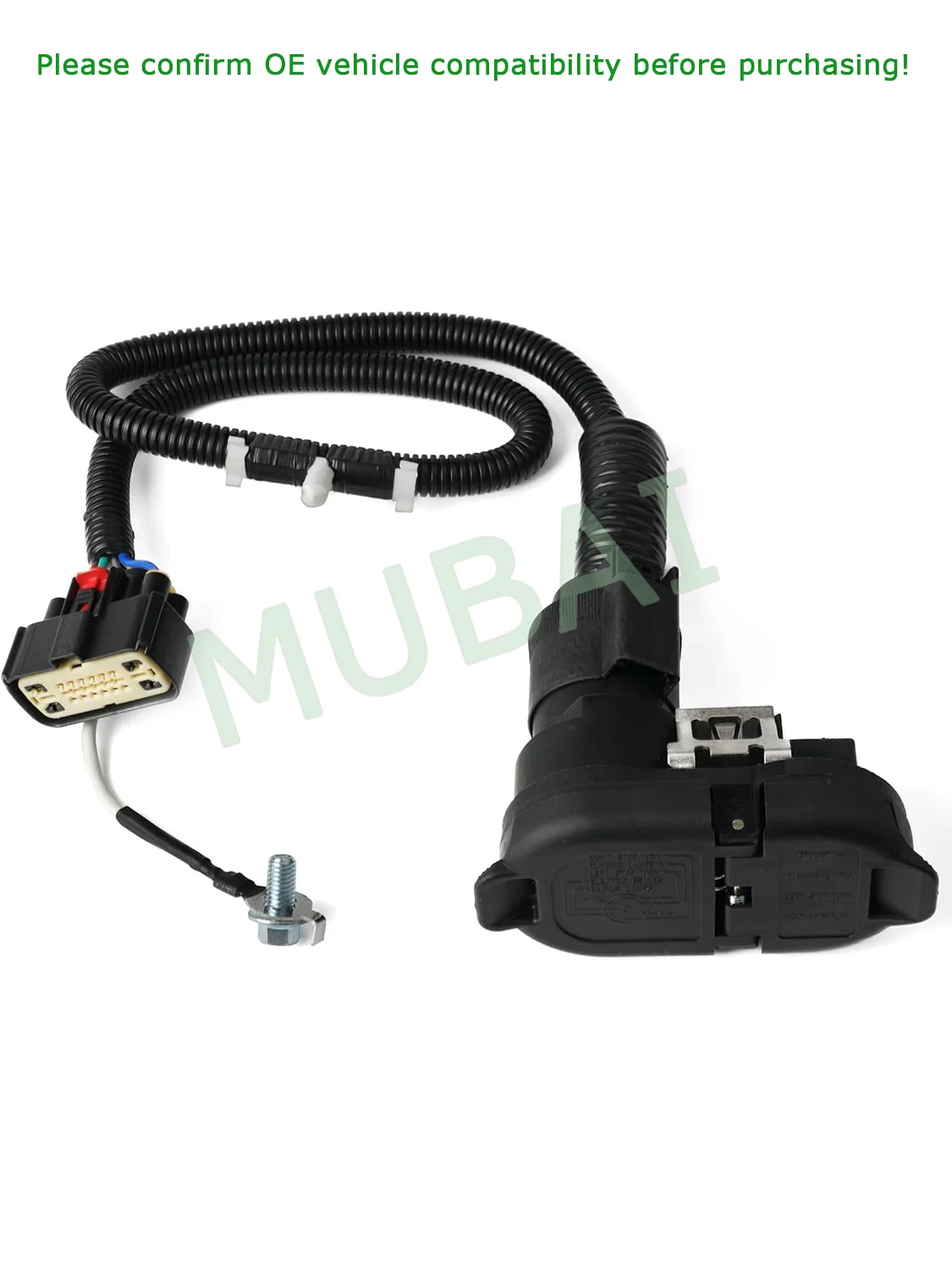 

Trailer Hitch Tow Wiring Connector Harness Installation Kit for Ford F-150 King Ranch Lariat 2009-2014 9L3Z-15A416-A