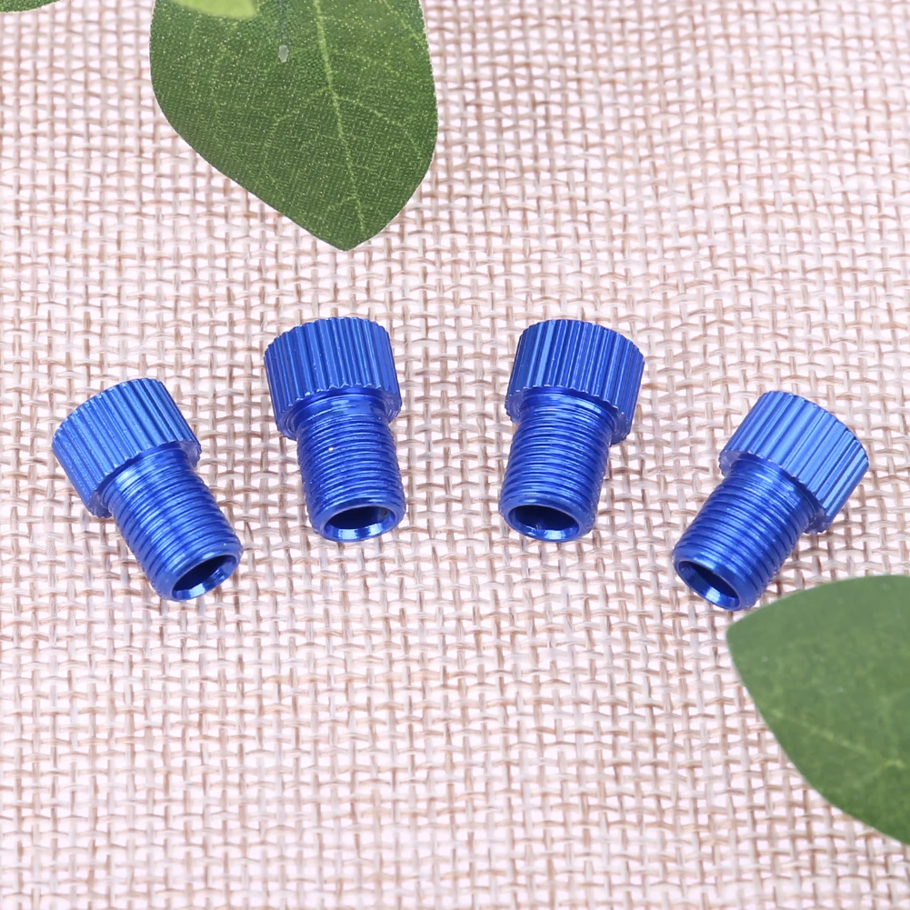 4pcs Presta to Shrader Bicycle Road Bike Valve Adapters Converters