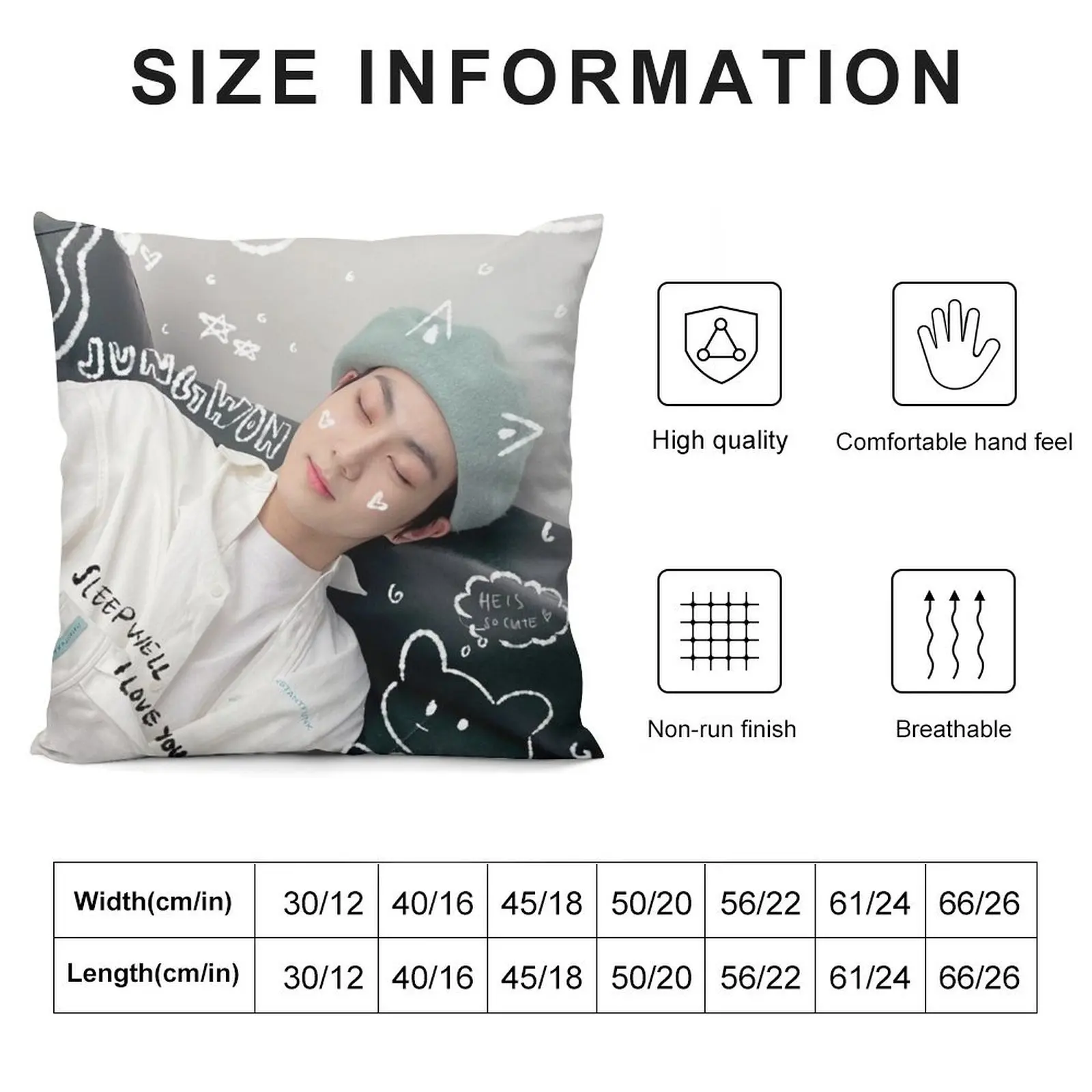 jungwon Throw Pillow Pillow Cover Pillow Case