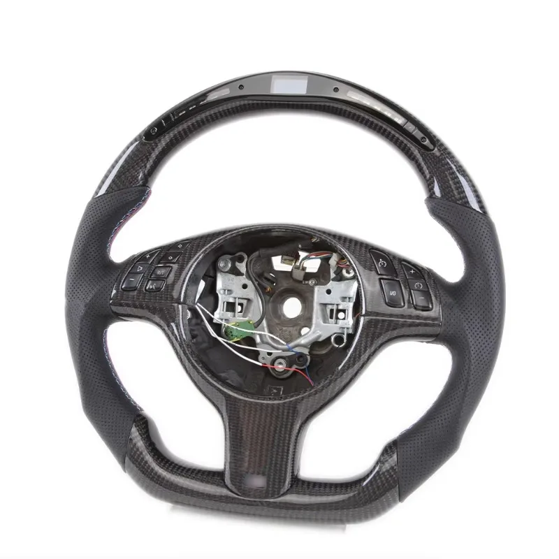 Smart LED Carbon Fiber Steering Wheel High End Super Car Racing Parts