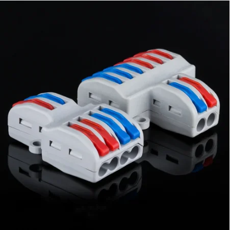 Wire Connector Terminal Block Quick Wiring Connector Cable Connectors Splitter SPL 222 221 CH2 102 Fast Splice Push-in Terminals
