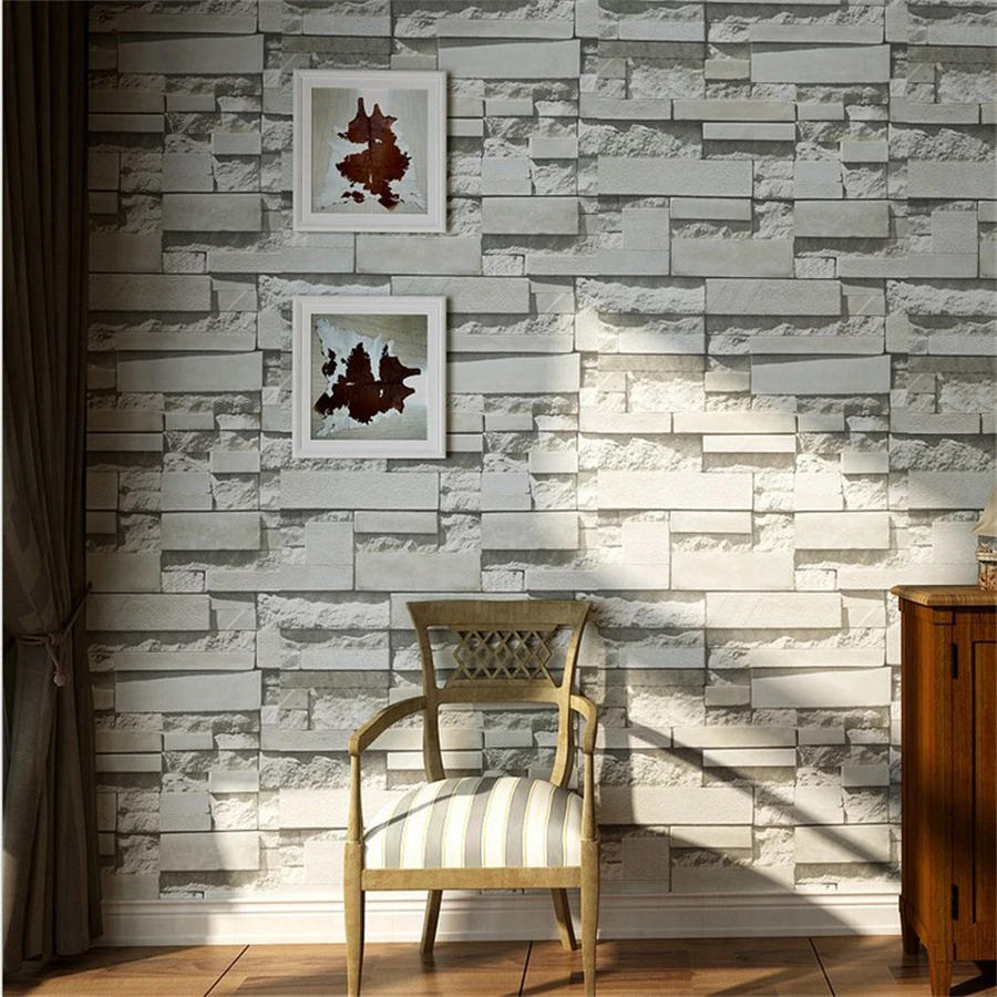 

Нетканые обои в стиле ретро с изображением кирпича, искусственный шифер, текстурированные обои с изображением кирпича для гостиной, фоновые обои, декоративные обои