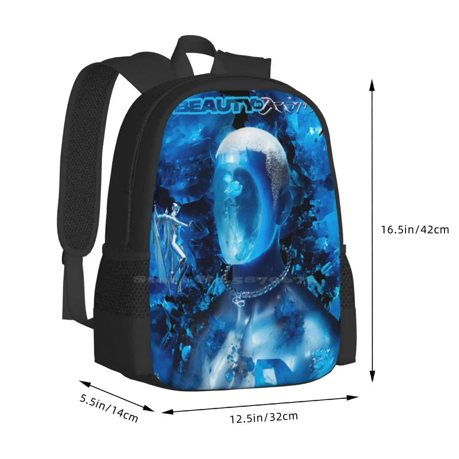 Beauty In Death ( Deluxe Edition )-Album By Chase Atlantic Pattern Design Bag Student's Backpack Chase Atlantic Band Mitchel