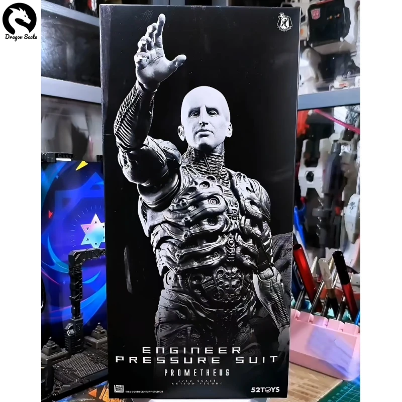 In Stock Genuine 52TOYS Lightning Dance 1/12 Alien Prometheus Engineer Action Figure 6inch Full Set Model Toys Ornament