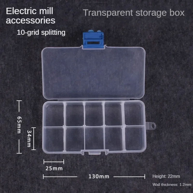 Household Tools Ten Grid Storage Box Electric Grinding Tool Storage Box Electric Drill Storage Box Hardware Products