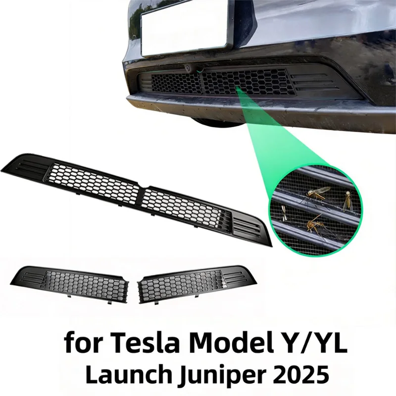 Front Bumper Protection for Tesla Model Y/YL Launch Juniper 2025 Racing Grille Anti-Insect Protector Net Mesh Grill Cover