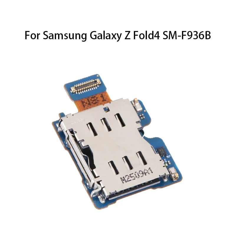 

Sim Card Reader Tray Flex Cable Socket Slot Holder Connector Contact Plug For Samsung Galaxy Z Fold4 SM-F936B