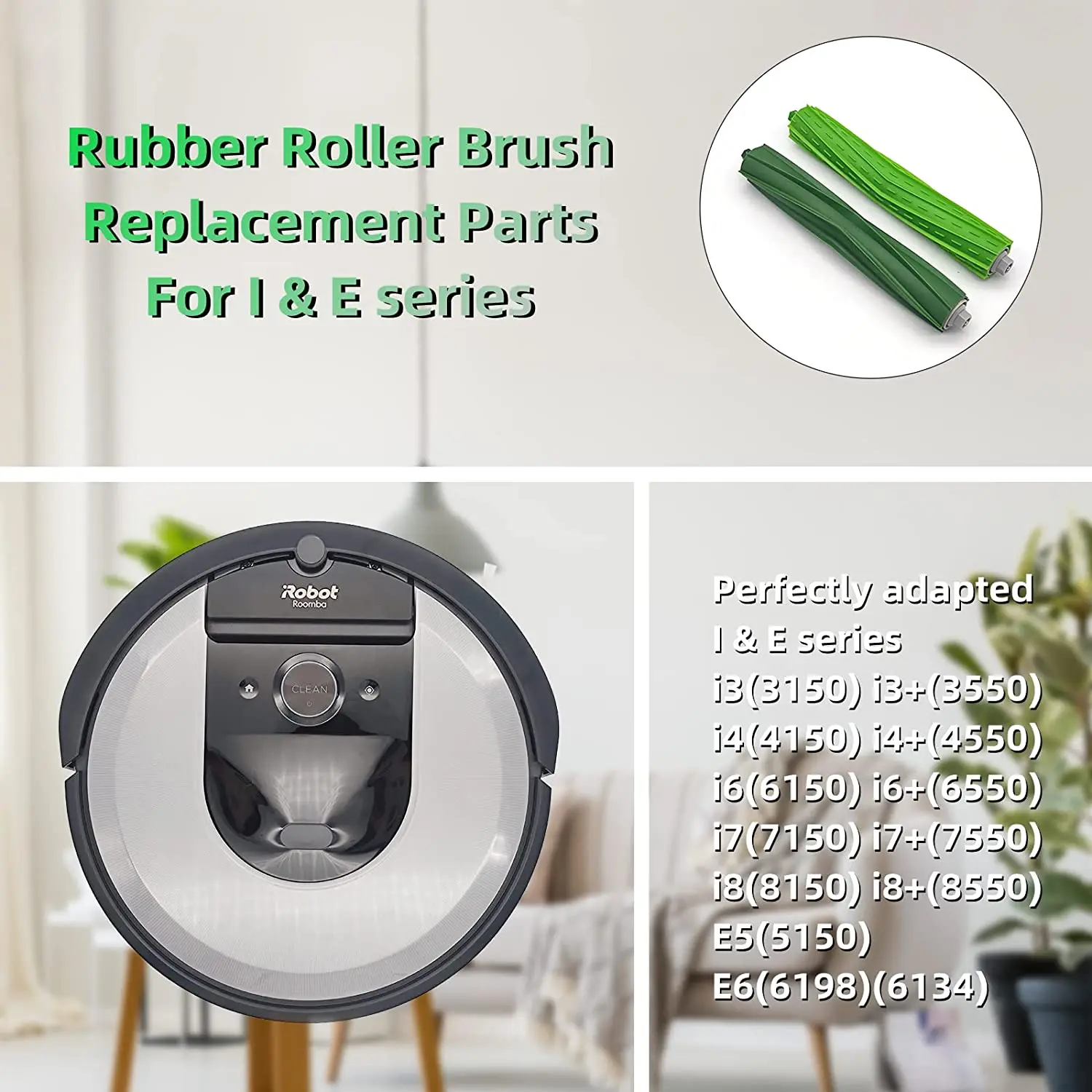 Roller Brush For iRobot Roomba i3 i4 i6+ i7 i7 Plus J7 j7Plus E5