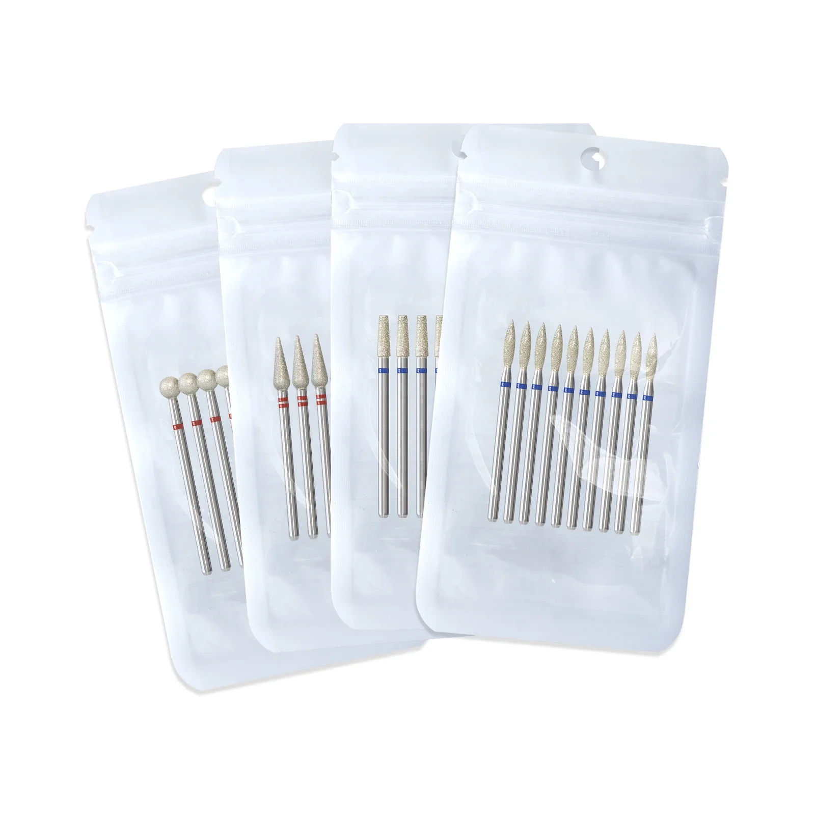 HYTOOS 10 Teile/paket Diamant Nagel Bohrer Bits Pro Russische Häutchen Sauber Bit für Nagel Abgestorbene Haut Häutchen Reiniger Vorbehandlung werkzeuge – Detail 1
