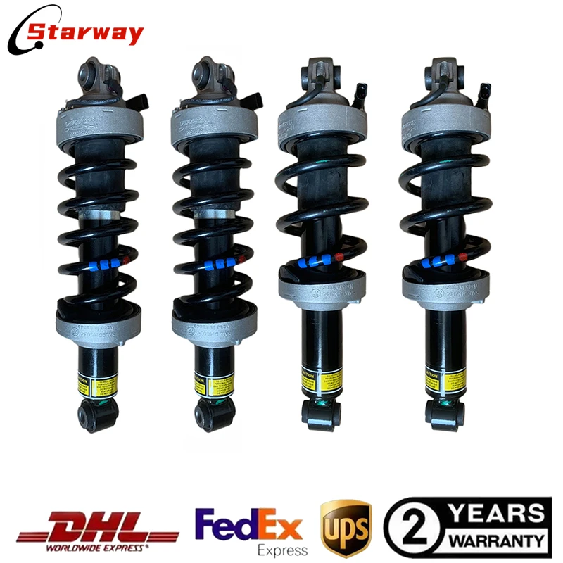 

4X For Audi R8 V8 V10 420412019AJ 420412019Q 420512019AK 420512019Q Front Rear Left Right Shock Strut Magnetic Ride 2007-2015