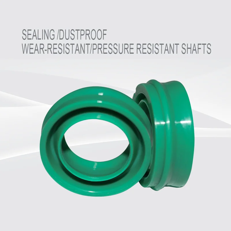 1 قطعة EU12-63mm نوع الغبار الختم الدائري O خواتم بولي هوائي هوائي اسطوانة قضيب المكبس ثنائي الاتجاه طوقا ثنائي الغرض الهواء ختم النفط الختم #6