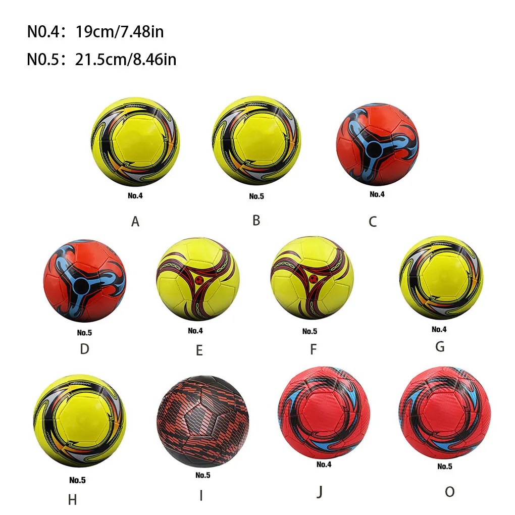 

Soccer Balls Designed For Fun And Teamwork On Field Competitive PVC Football Training Has Excellent Durability Fengyun Red No.4