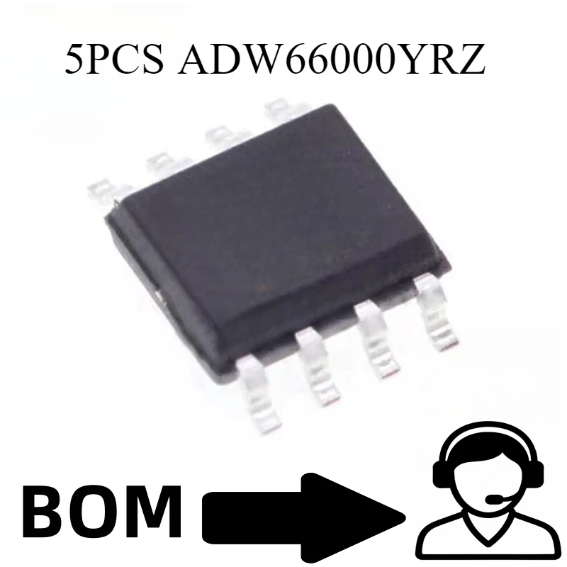 

5pcs Chip ADW66000YRZ, W66000 SOP8 Precision Instrument Amplifier Chip with Silk