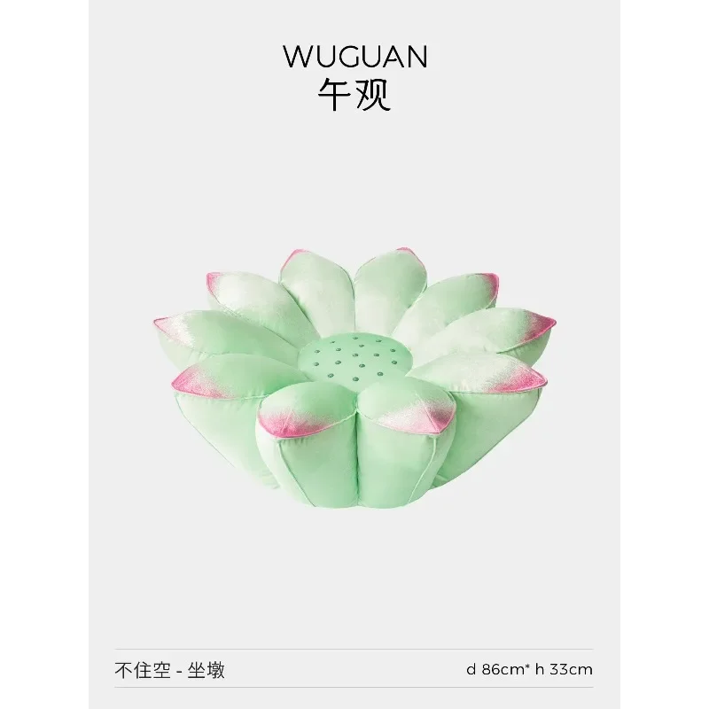 Sitting on the pier, living room, bedroom carpet, futon floor, reading books, lotus flowers decorating single small sofa and sto