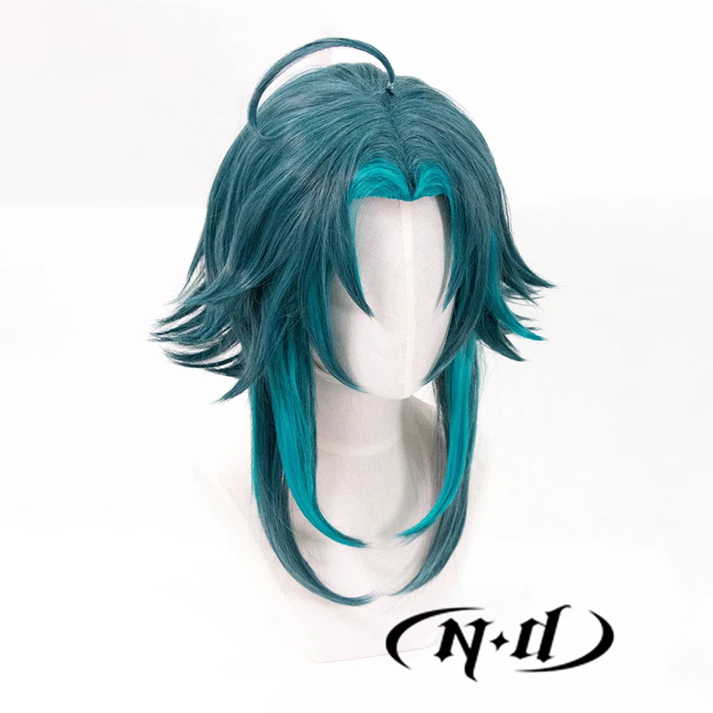 Parrucche Cosplay ND Xiao Parrucchino Genshin Impact Parrucche per capelli Cosplay per Comic Con Coser Costume Festa a tema Sintetico resistente al calore