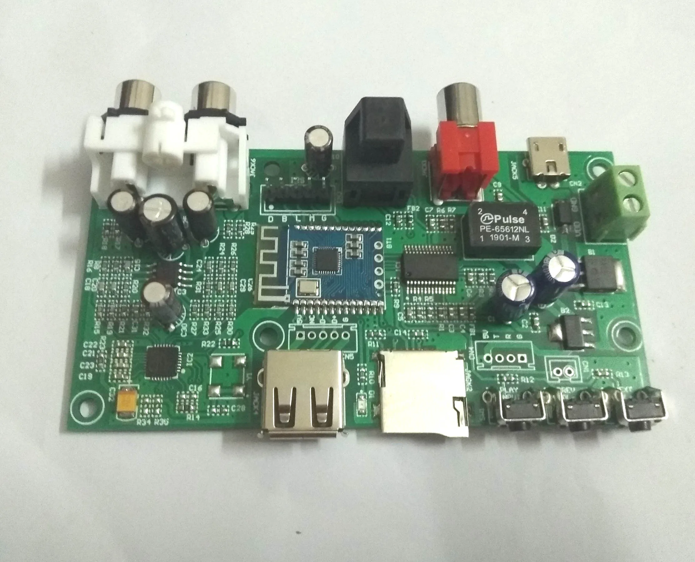 USB Flash Drive/TF Card Lossless Player, Bluetooth 5.0 Audio Receiver, I2S/Coaxial/Fiber/ES9018 DAC