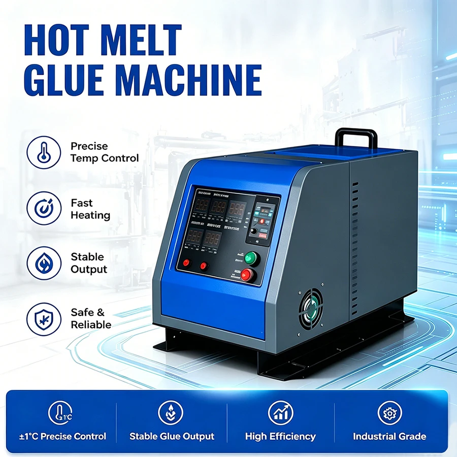 Cheap Semi-Automatic Electric Hot Melt Glue Machine with Pump & Gear for Carton Sealing and Wooden Packaging