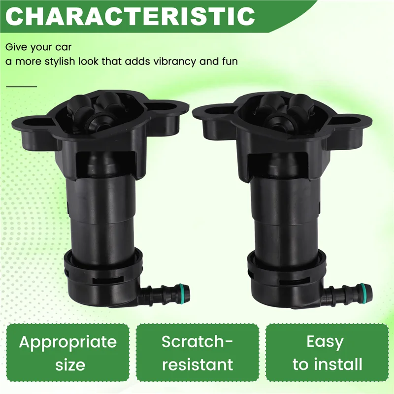 

A33K-Car Headlight Washer Nozzle Headlamp Sprayer For A4 B7 2006-2008 8E0955101D 8E0955102G