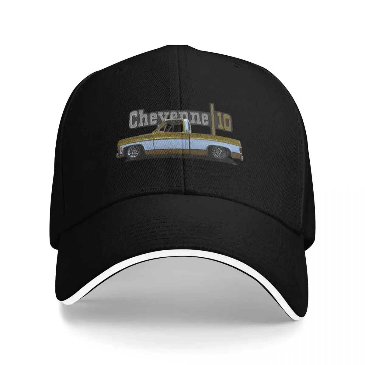 

Squarebody 1973 Slammed Chevy C10 Cheyenne Squarebody Truck Baseball Cap custom caps Male hat Luxury Woman Men's