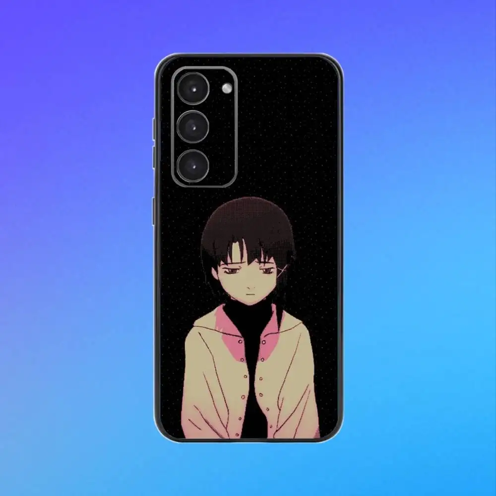 Черный мягкий чехол для телефона S-Serial Experiments L-Lain для Samsung Galaxy A73, A72, A71, A53, A52