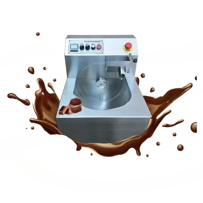 Electric 110/220V 8KG Chocolate Melting Machine With Vibration Table Food Grade ManualChocolate Tempering Molding Machine