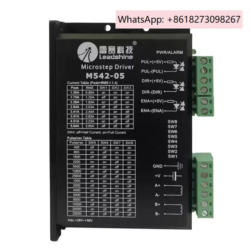

Lei Sai Technology DM542S M542C-24 DM542-05 v3.0 New Stepper Motor Driver
