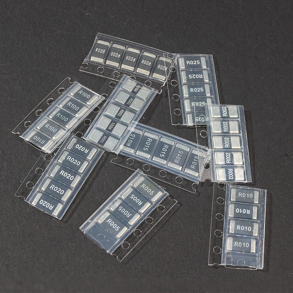 50/100PCS 2512 SMD Resistor Kit 2W 1% Precision Alloy Resistance Samples Kit R001 R002 R005 R008 R010 R015 R020 R025 R050 R100 image 3