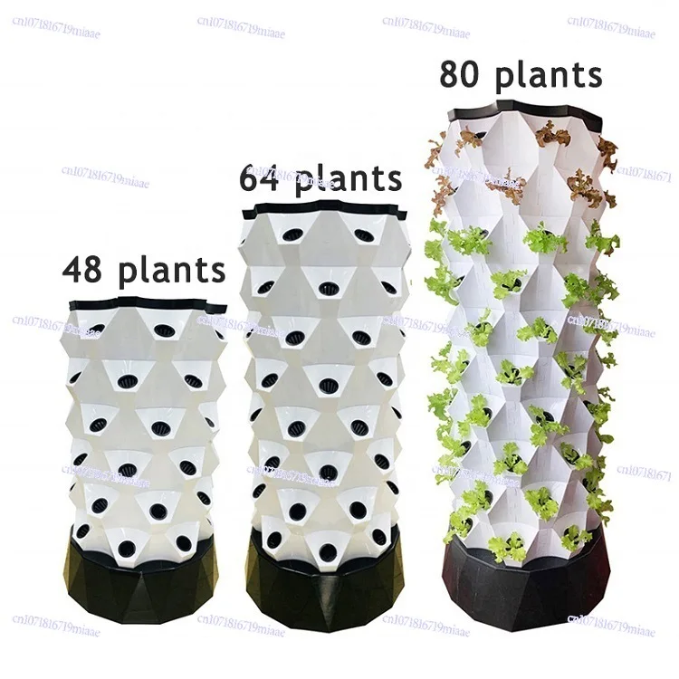 

Round Column Tower Type Multi-layer Planting Box Soilless Cultivation Hydroponic Equipment Home School Intelligent Vegetable