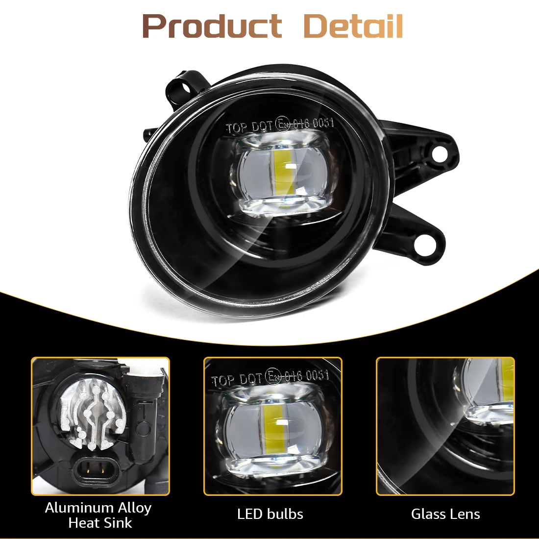 Foglamp For Audi A4 B6 2001 2002 2003 2004 2005 LED Fog Lights Angel Eyes Front Auto Bumper Headlight Car Accessrioes 12V