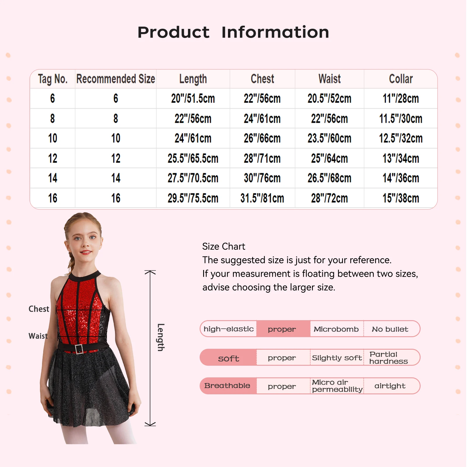 Kids Girls Glitter Sequins Ballet Tutu Dress Sleeveless Lyrical Dance Skating Leotard Dress Jazz Latin Dancing Stage Performance