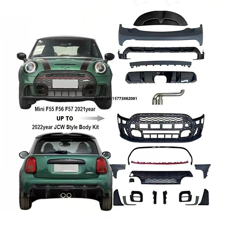 

JCW Style Body Kit for 2021+ Mini F55 Cooper Mini F56 Cooper Mini F57 Cooper to JCW 2022year Bodykit