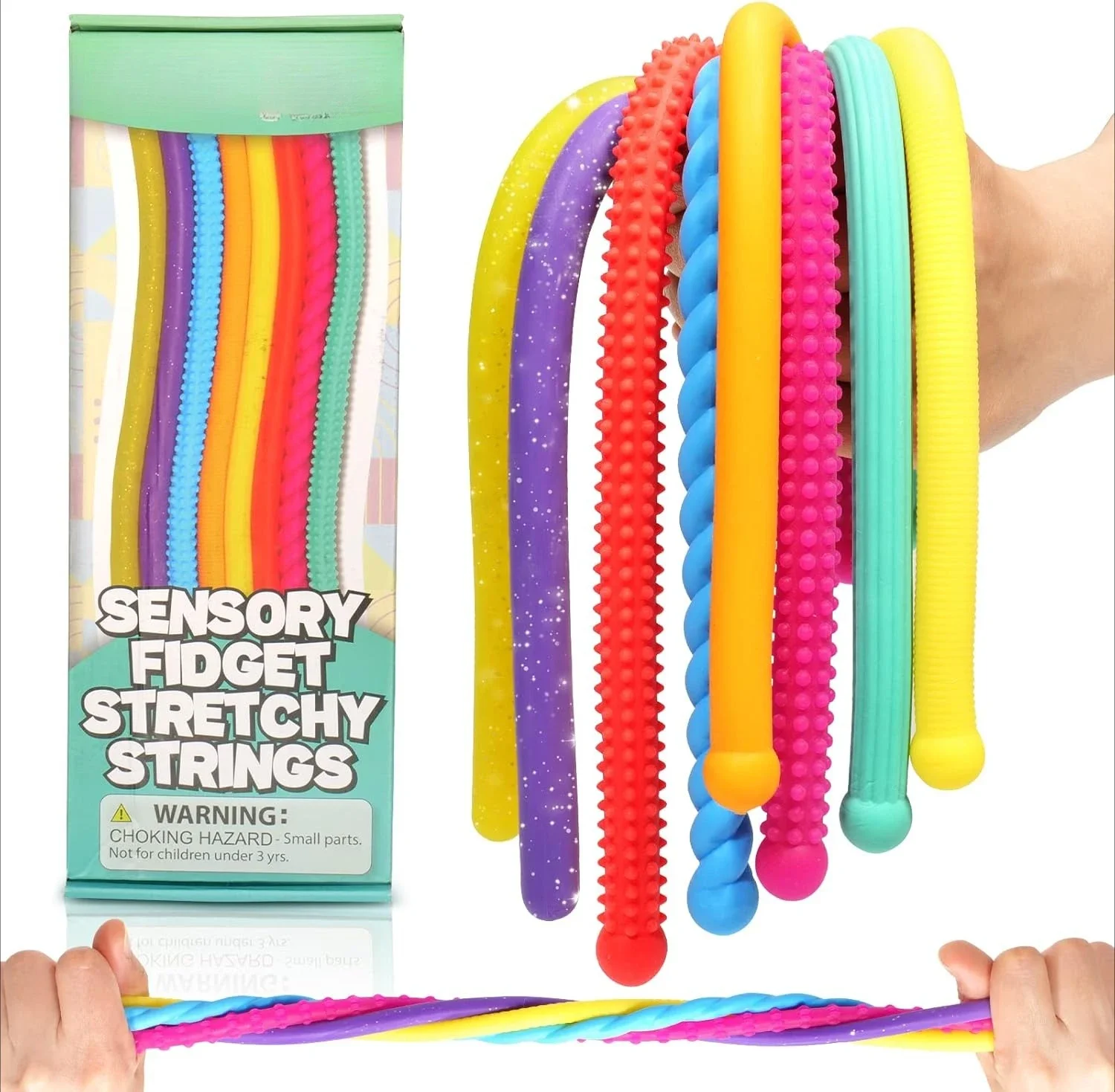 Textured Stretchy Fidget Toys Sensory Autism Toys for Stress Anxiety Sensory Toys Special Needs for Autistic