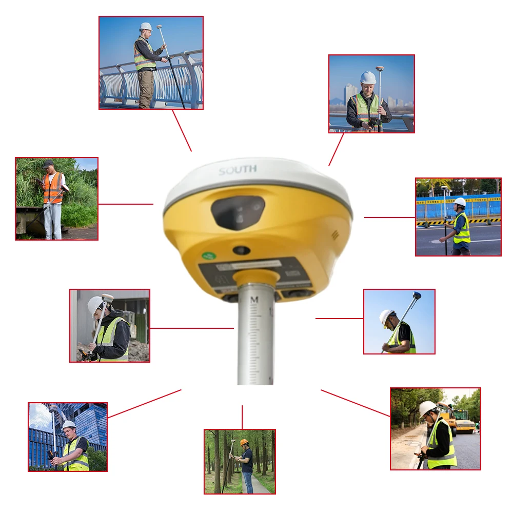 South ALPS2/S20 Enhanced GNSS RTK GPS Receiver Visual Positioning 3D Modelling Laser Measurement And Video Shooting