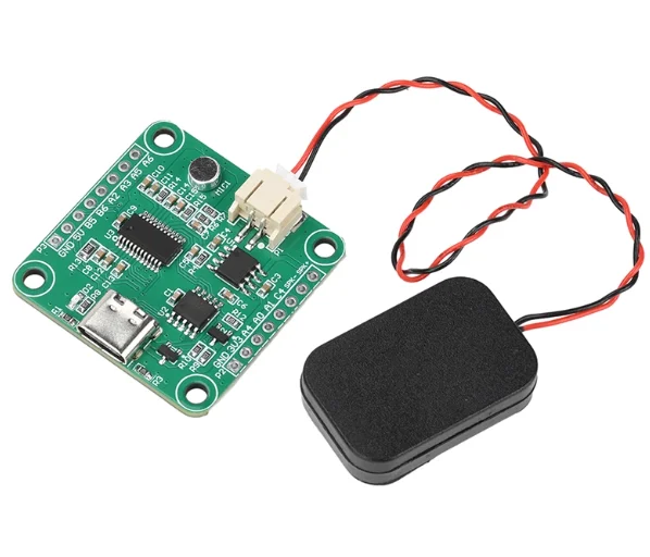 Il modulo della scheda di sviluppo del riconoscimento vocale offline DC5V SNR9912VR supporta lo sviluppo secondario AI.