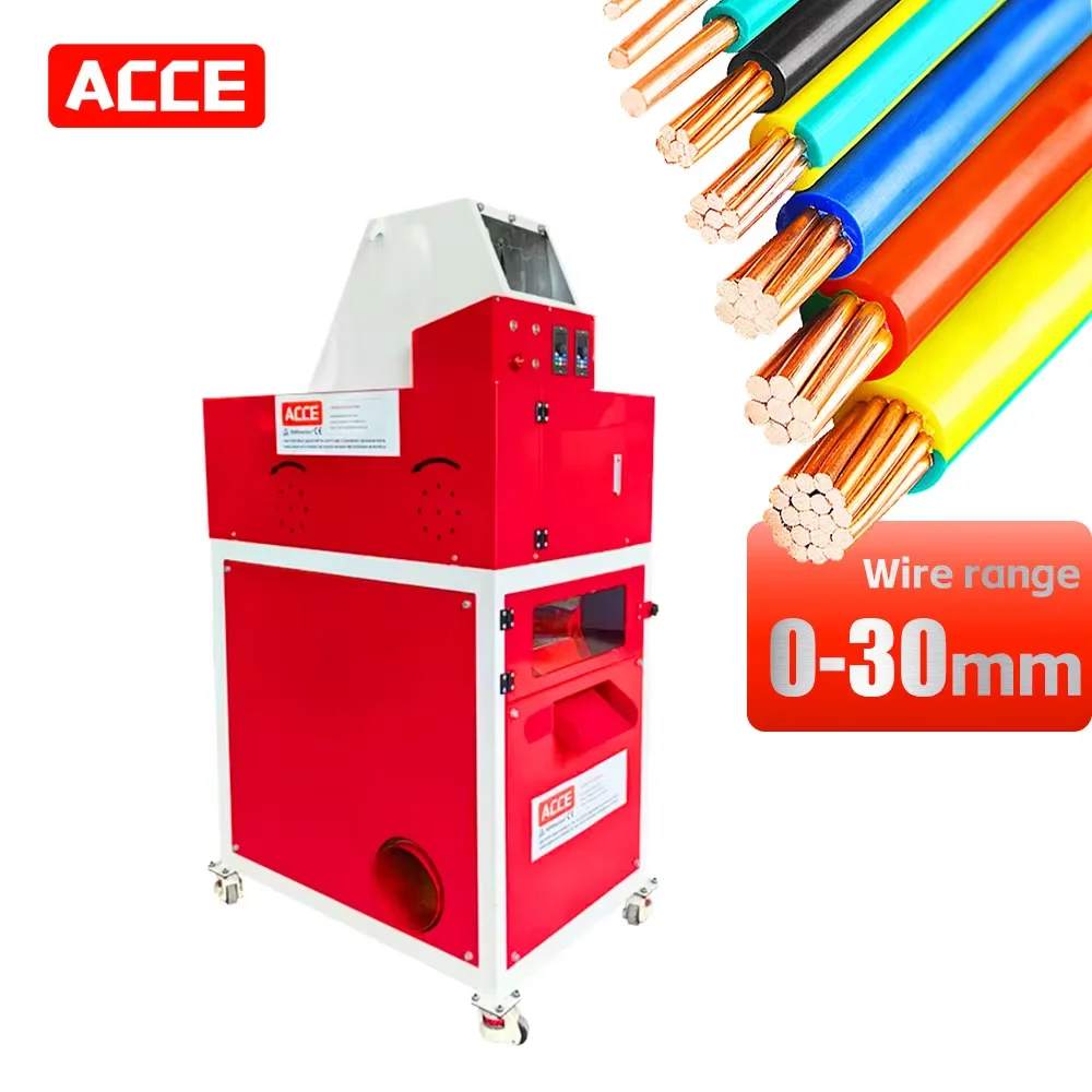 Однофазная машина для измельчения медной проволоки красного цвета, машина для дробления проволоки, мини-машина для грануляции кабеля