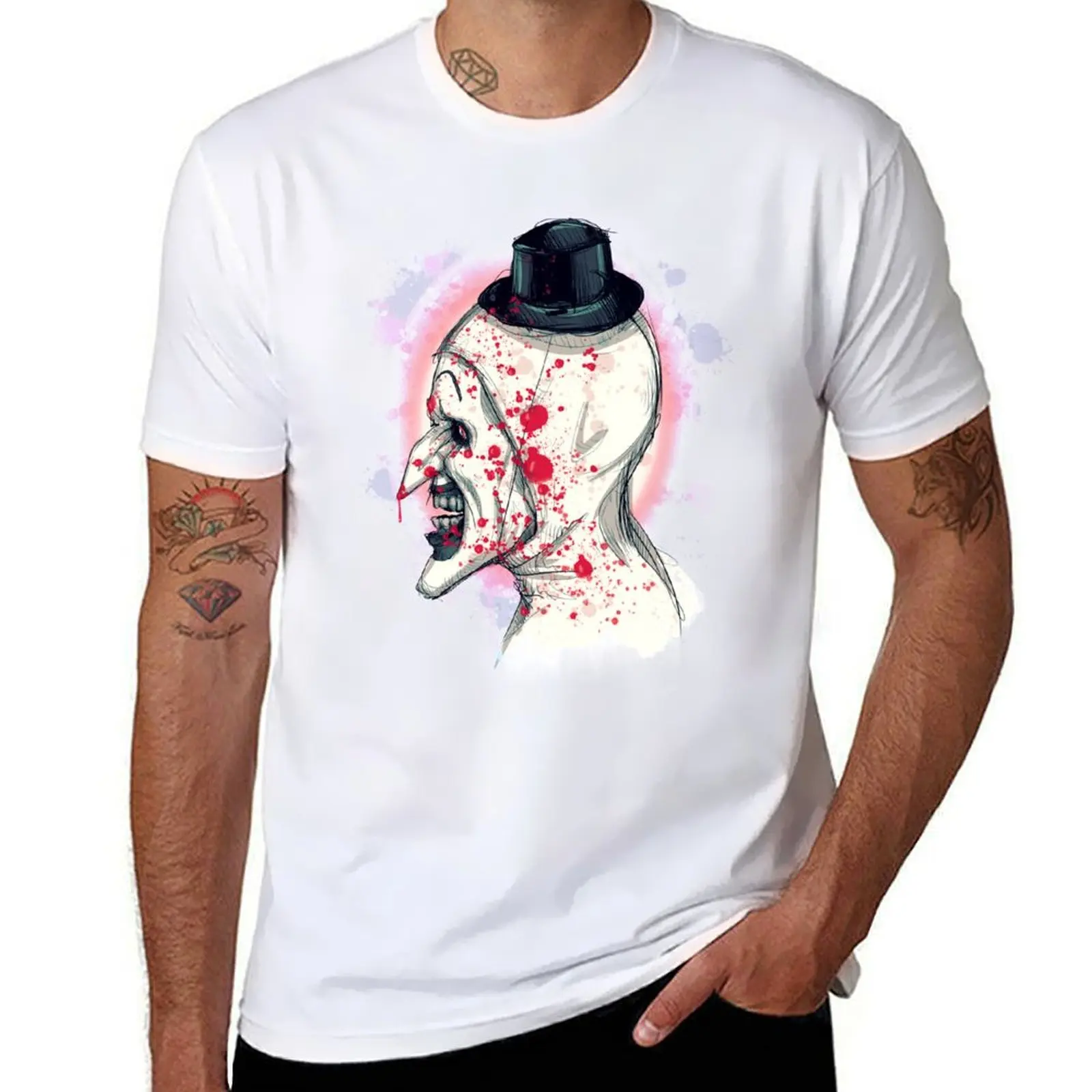

Art The Clown T-Shirt t shirts for man graphic funny t shirt man casual T-Shirt
